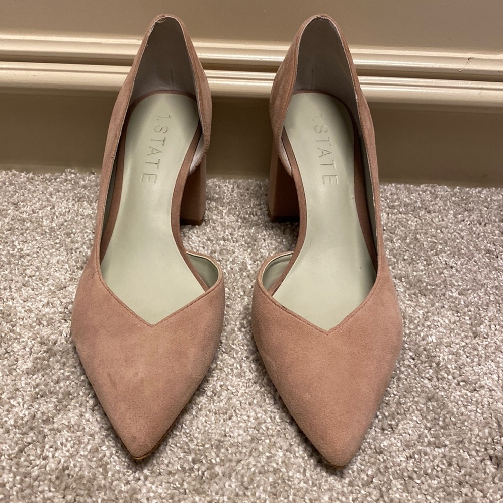 1. State Pink Block Heels 💓